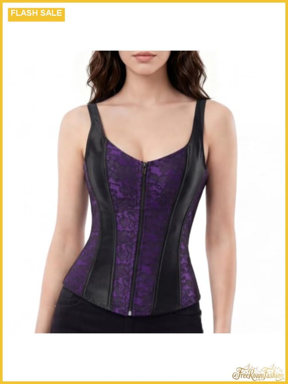 Plus Size Corset Top Gothic Pirate Halloween Costume Satin Spandex Hourglass